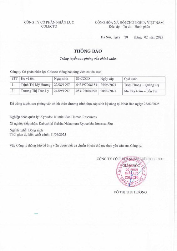 Công Ty Cổ Phần Nhân Lực Colecto